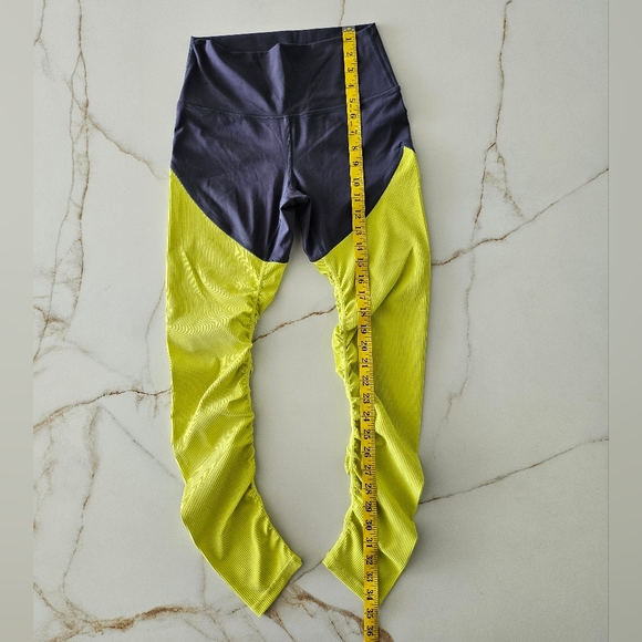 Zyia Active Neon Yellow Parallel Luxe Leggings Sz 4 - Picture 8 of 14